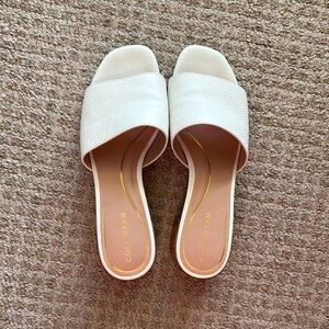 Cole Haan Women's White Slide Sandals